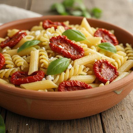 pasta salad with sundried tomato