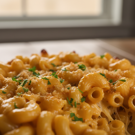 with elbow pasta