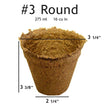 #3 Round CowPots