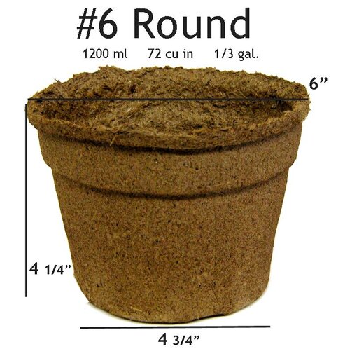 #6 Round CowPots